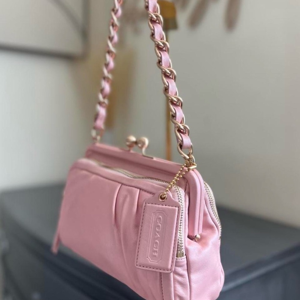 Coach Blush Pink Shoulder Bag - Picture 2 of 7